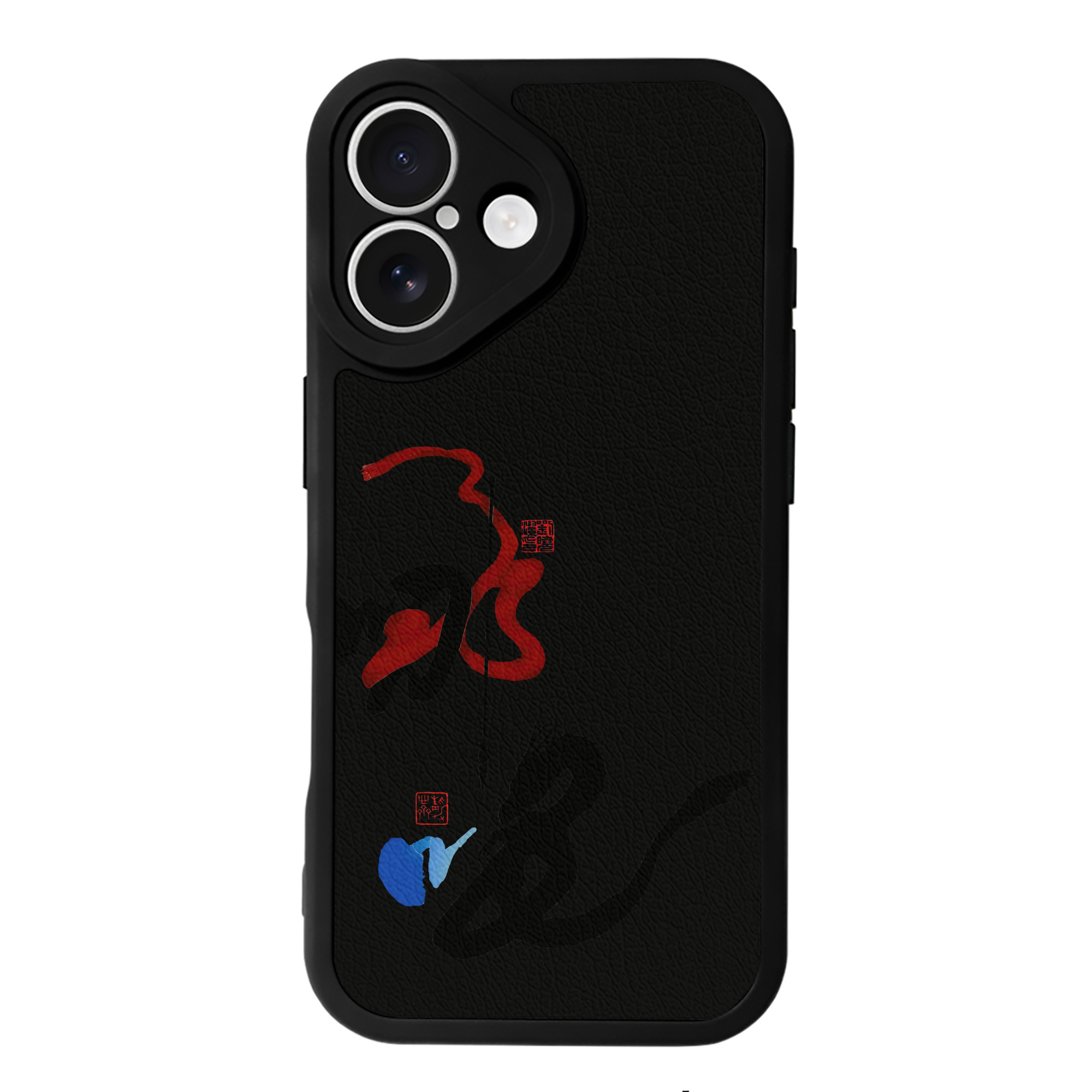 （画像用） Ne Zha 2 ナタ 魔童の大暴れ 【iPhone 16シリーズ対応】シリコンスマホケース（レザー調） 材質：シリコン